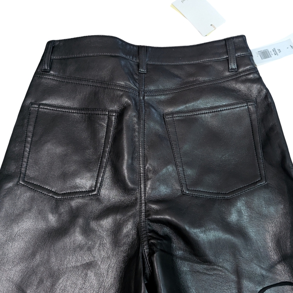 Wilfred Melina Cropped Faux Leather Pants 6 - Picture 7 of 11